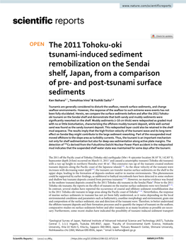 The 2011 Tohoku-Oki Tsunami-Induced Sediment