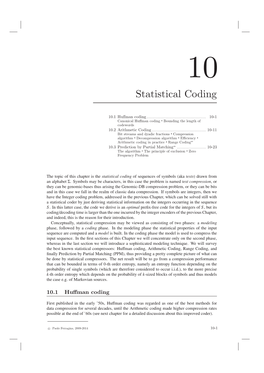 Statistical Coding