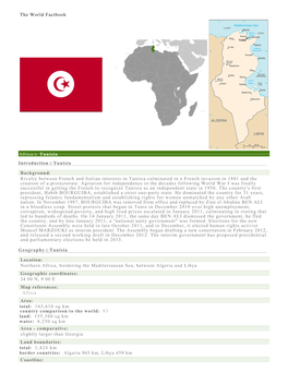 Rivalry Between French and Italian Interests in Tunisia Culminated in a French Invasion in 1881 and the Creation of a Protectorate