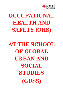 Occupational Health and Safety (Ohs)