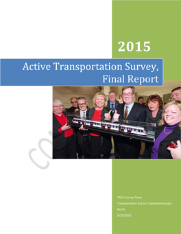 Kanata North Transportation Survey Final Report 2015