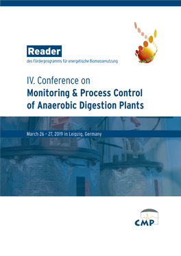 IV. Conference on Monitoring & Process Control of Anaerobic