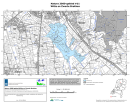 Kaart Natura 2000-Gebied Witte En Zwarte Brekken