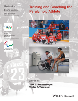 Handbook of Sports Medicine and Science: Training and Coaching the Paralympic Athlete