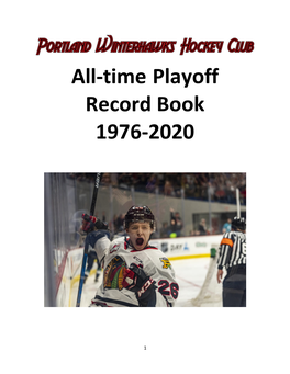 2020 Playoff Record Book