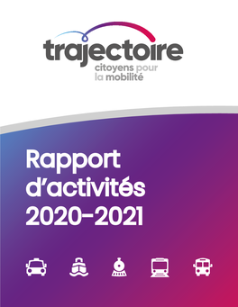 Rapport D'activités 2020-2021 De Trajectoire