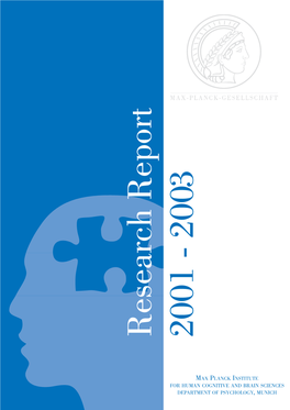 Research Report 2001-2003