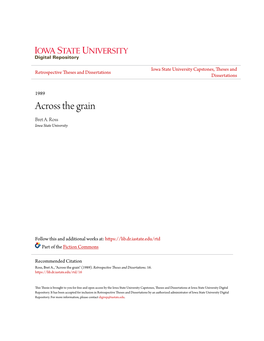 Across the Grain Bret A