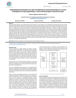 A Data Envelopment Analysis Study