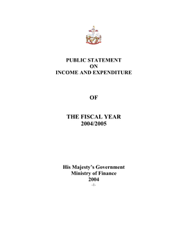 Of the Fiscal Year 2004/2005