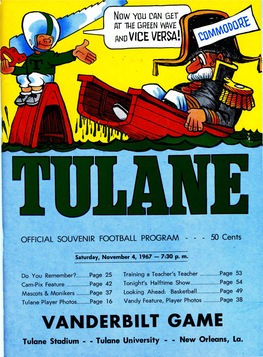 1967 Tulane Freshman Football Team