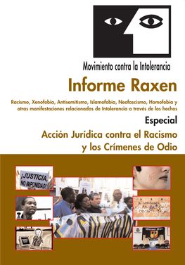 Informe Raxen Informe Y Movimiento Contralaintolerancia Los Crímenesdeodio Especial Contenido