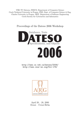 Proceedings of the Dateso 2006 Workshop Group Ampho