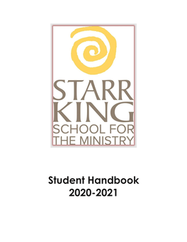 Student Handbook 2020-2021