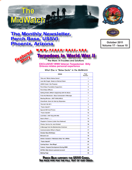 October 2011 Phoenix, Arizona Volume 17 - Issue 10 WWW