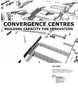 Convergence Centres Building Capacity for Innovation