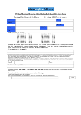 Skyline Entry Form 2011 V3