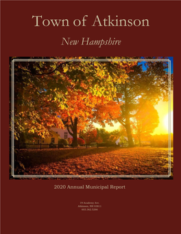 2020 Annual Municipal Report