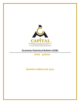 Issue 47/2021 Quarter Ended June 2021