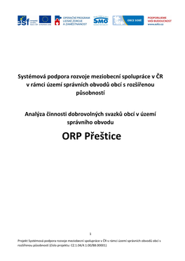 ORP Přeštice