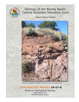 Geology of the Bloody Basin: Central Arizona's Transition Zone