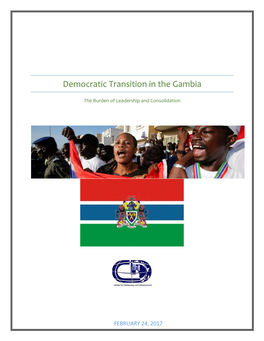 Democratic Transition in the Gambia