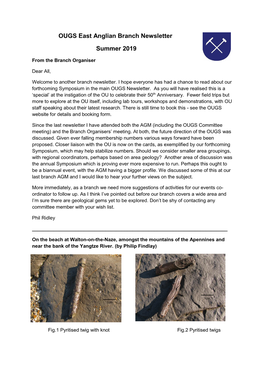 OUGS East Anglian Branch Newsletter Summer 2019