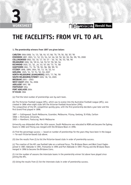 From Vfl to Afl L