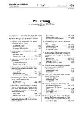 28. Sitzung Am Mittwoch, Dem 24