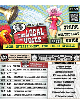 THE LOCAL VOICE #153 Phone: 662–232–8900 © 2012 the Local Voice – Rayburn Publishing