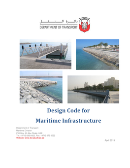 Design Code for Maritime Infrastructure