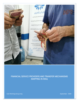 Financial Service Providers and Transfer Mechanisms Mapping in Iraq