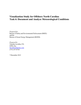 Document and Analyze Meteorological Conditions