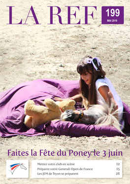 Faites La Fête Du Poney Le 3 Juin