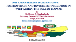 ECOWAS by Dr