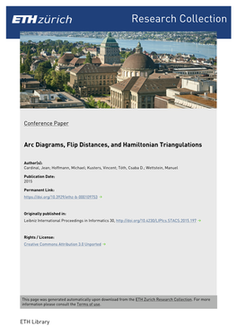 Arc Diagrams, Flip Distances, and Hamiltonian Triangulations