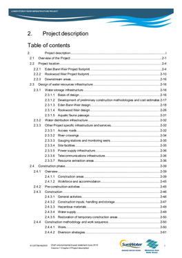 Lower Fitzroy River Infrastructure Project Draft Environmental Impact