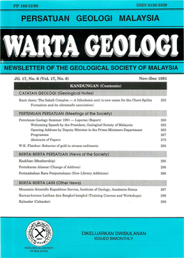 Persatuan Geologi Malaysia