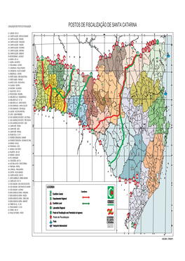 Postos De Fiscalização De Santa Catarina