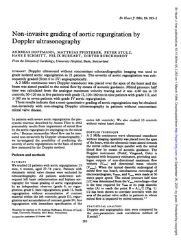 Doppler Ultrasonography