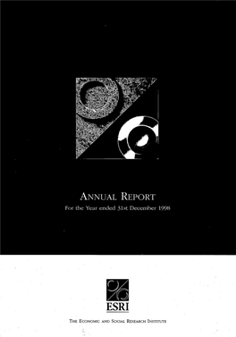 Esri Annual Report for the Year Ended 31 December 1998 Contents