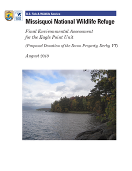 Missisquoi National Wildlife Refuge Final Environmental Assessment for the Eagle Point Unit