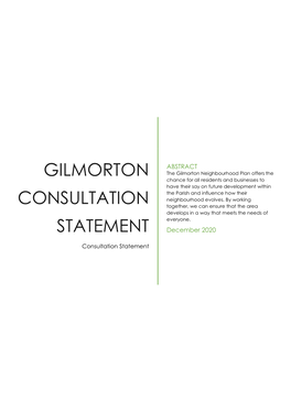 Gilmorton Consultation Statement