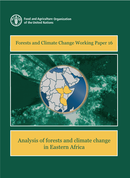 Analysis of Forests and Climate Change in Eastern Africa