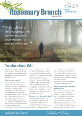 Disenfranchised Grief