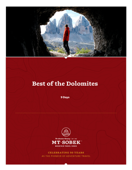 Best of the Dolomites