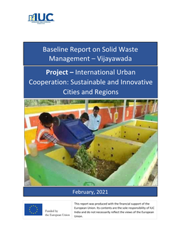 Baseline Report on Solid Waste Management – Vijayawada Project