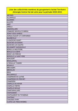 Liste Membres GAE 2020-2022