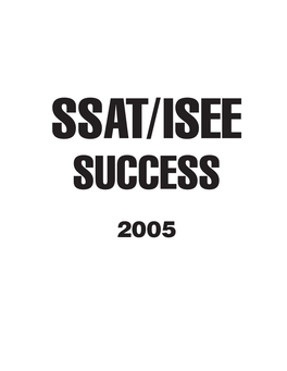 2005 Petersons ISEE Guide and Practice Tests