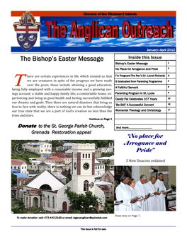 The Bishop's Easter Message
